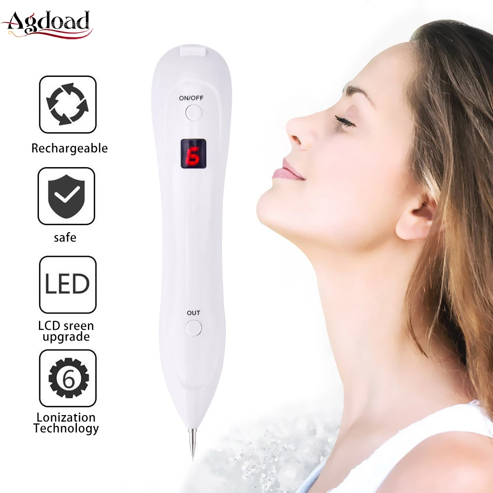 LCD 6 Level Laser Freckles Mole Removal Tool Tattoo Spot Remover Skin Tags Care Machine Plasma Pen Facial Clean USB charging
LCD 6 Level Laser Freckles Mole Removal Tool Tattoo Spot Remover Skin Tags Care Machine Plasma Pen Facial Clean USB charging