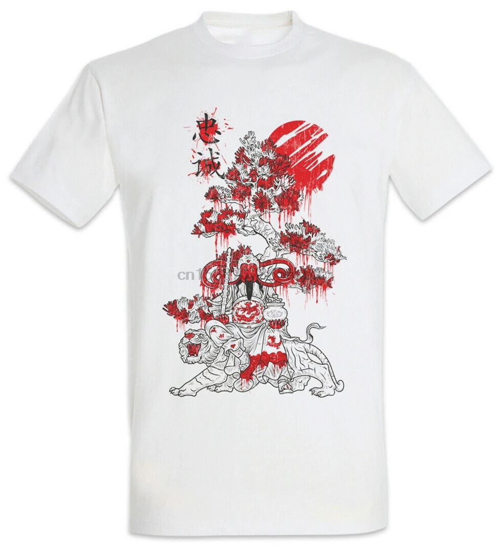 Кровавая футболка азиатского императора романтическая Татуировка Китая три