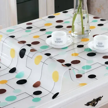 2020 New Soft Glass Table Cover Color Transparent Pvc Crystal Plate Plastic Table Cloth Waterproof for Home Tablecloths
2020 New Soft Glass Table Cover Color Transparent Pvc Crystal Plate Plastic Table Cloth Waterproof for Home Tablecloths