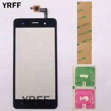 מסך מגע Digitizer עבור BQ BQS-5020 BQS 5020 שביתה מסך מגע פנל קדמי זכוכית עדשת חיישן החלפת קלטת מגבונים(China)