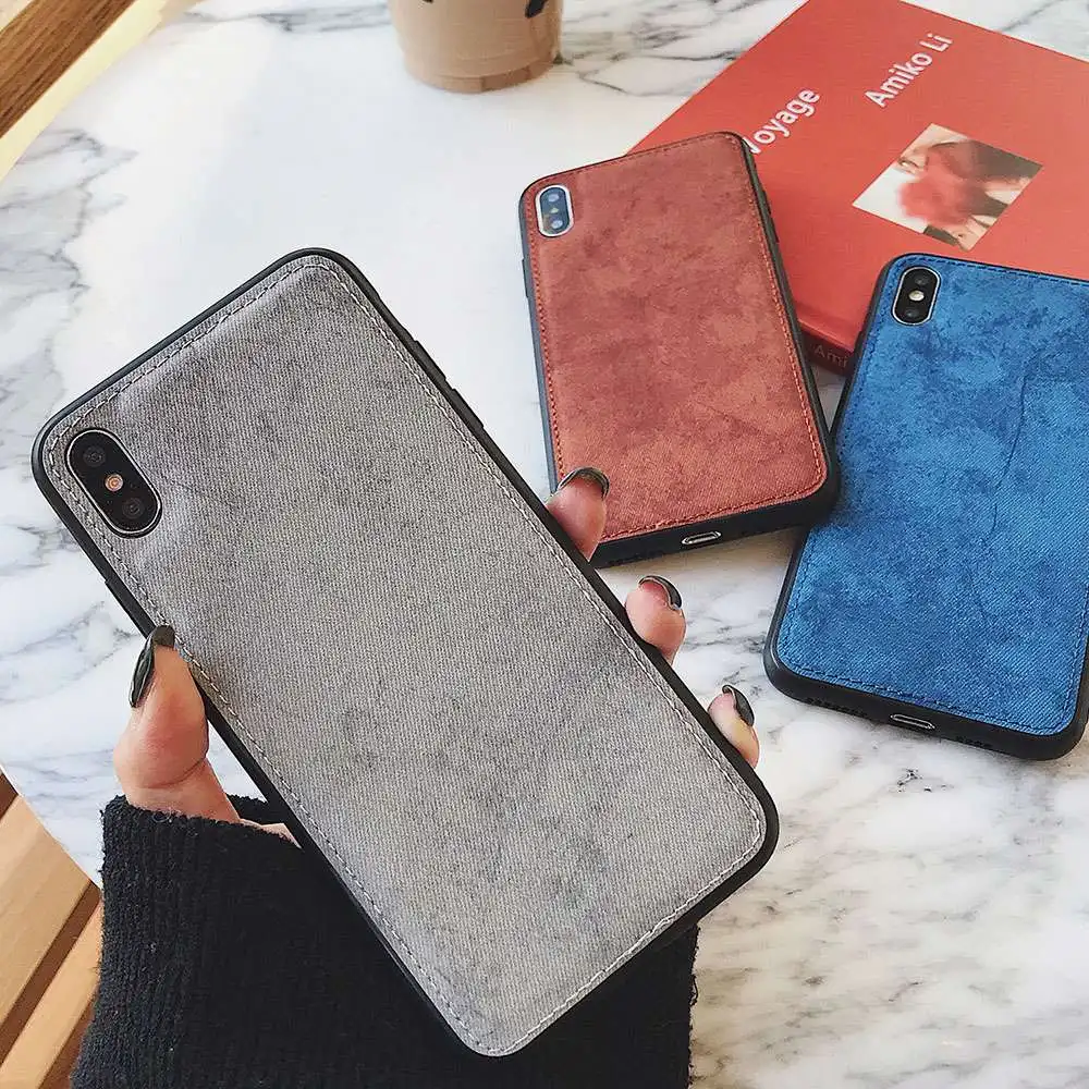 KISSCASE простой чехол для телефона iPhone XS Max XR X 8 7 тряпичный Plus Полный Защитный 6S 6 на
