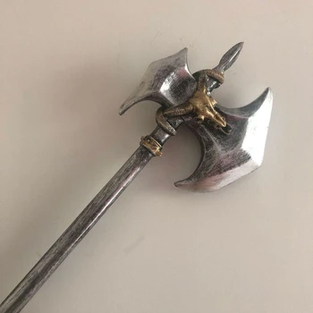 1: 1 Knight Cosplay Black Double-edged Ax Role Play Movie Game Anime Gun Prop PU Action Figure Model Halloween Gift
1: 1 Knight Cosplay Black Double-edged Ax Role Play Movie Game Anime Gun Prop PU Action Figure Model Halloween Gift