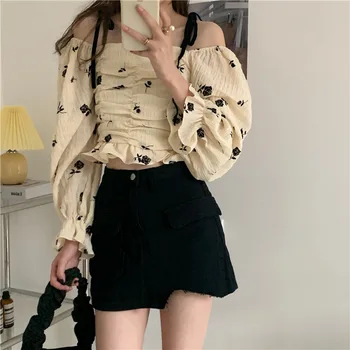 L 2020 Early Autumn New Style Retro Bandage Cloth Rose off-the-Shoulder Pleated Shirt
L 2020 Early Autumn New Style Retro Bandage Cloth Rose off-the-Shoulder Pleated Shirt