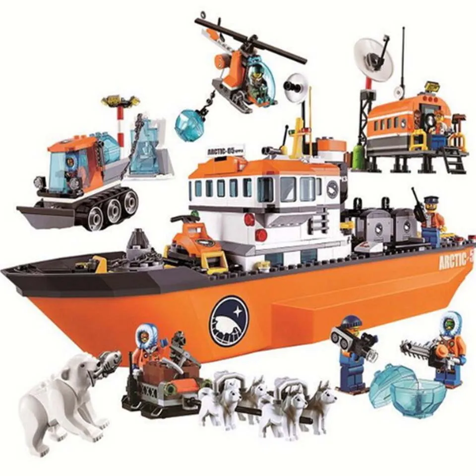 10442 10443 Urban City Arctic Icebreaker Ice Breaker Ship Buildinlg Blocks Brick DIY Toys Kids Gifts Compatibe legoinglys city
10442 10443 Urban City Arctic Icebreaker Ice Breaker Ship Buildinlg Blocks Brick DIY Toys Kids Gifts Compatibe legoinglys city