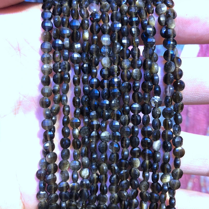 Бусины Из Натурального золотистого обсидиана, 2 струны, 2 х4 мм
Бусины Из Натурального золотистого обсидиана, 2 струны, 2 х4 мм