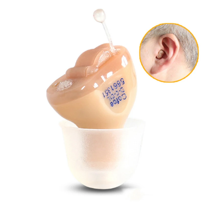 Digital Hearing Aids Audiphones Portable Mini invisible for Elderly with A10 Battery in Sound Amplifier Ear
Digital Hearing Aids Audiphones Portable Mini invisible for Elderly with A10 Battery in Sound Amplifier Ear