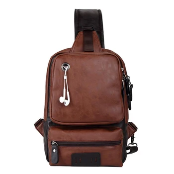 Vintage PU Leather Men Chest Backbag Casual Fashion Male Messenger Bags Back Pack Crossbody Bags Small Sling Single Shoulder Bag
Vintage PU Leather Men Chest Backbag Casual Fashion Male Messenger Bags Back Pack Crossbody Bags Small Sling Single Shoulder Bag