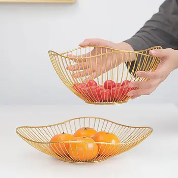 More style Nordic Style Fruit Vegetable Metal Storage Basket Decorated Display Bowl Rack Dining Table Decoration
More style Nordic Style Fruit Vegetable Metal Storage Basket Decorated Display Bowl Rack Dining Table Decoration