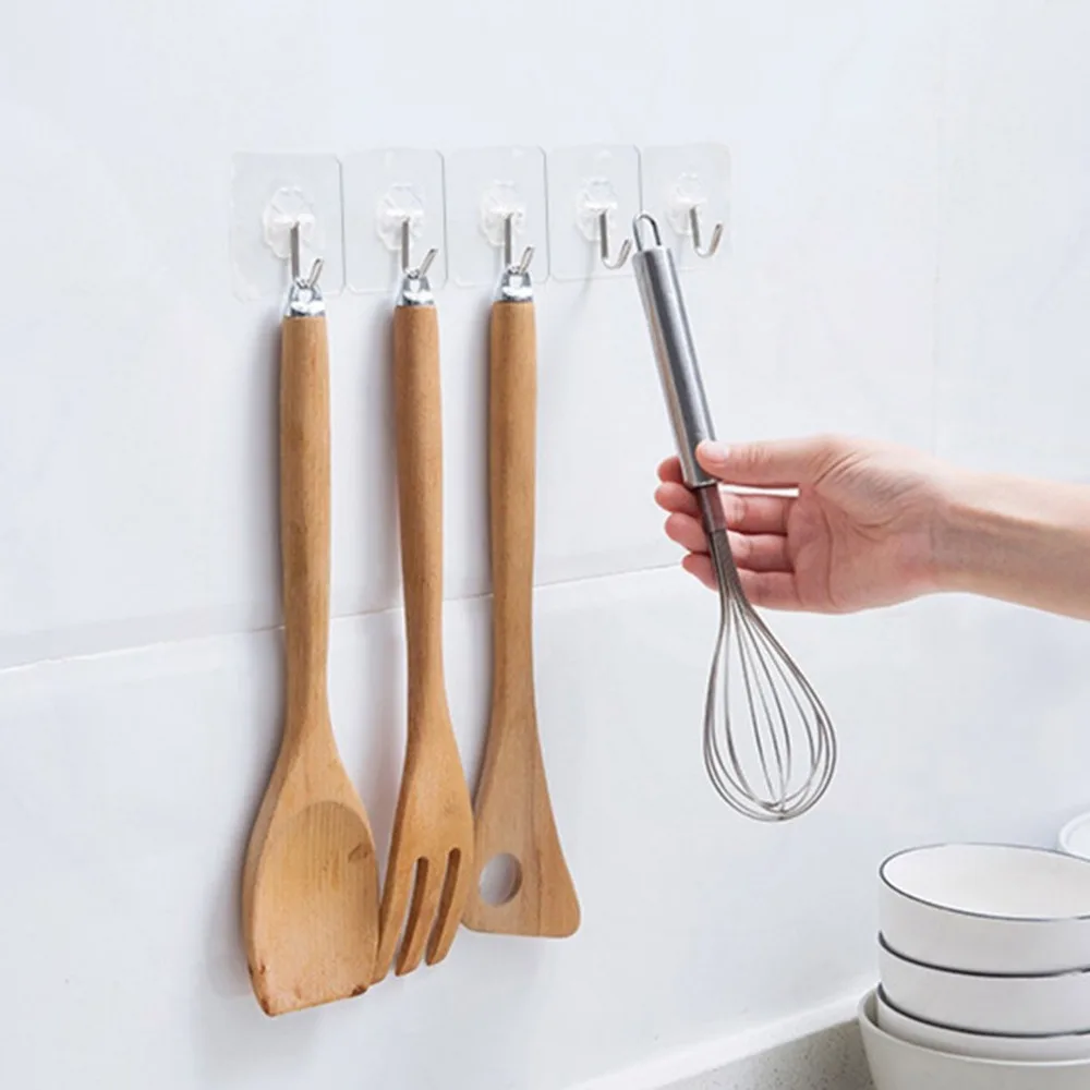 1pcs/lot Seamless Adhesive Waterproof Transparent Hook Load Bearing 10kg Wall Hook Kitchen Bathroom Wall Hanger Organizer
1pcs/lot Seamless Adhesive Waterproof Transparent Hook Load Bearing 10kg Wall Hook Kitchen Bathroom Wall Hanger Organizer