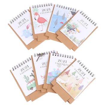Hand Drawing 2021Cartoon Mini Flamingo Desktop Paper Calendar dual Daily Scheduler Table Planner 
Hand Drawing 2021Cartoon Mini Flamingo Desktop Paper Calendar dual Daily Scheduler Table Planner