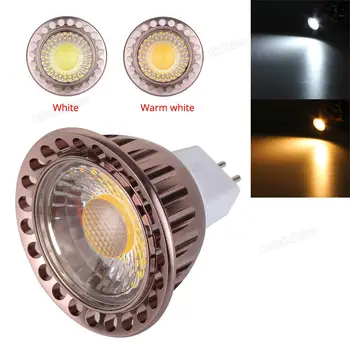 

Universal Dimmable MR16 720-800LM 3W 12V LED Spotlight Light Bulb Warm White / White COB Lamp Downlight for Home Lighting