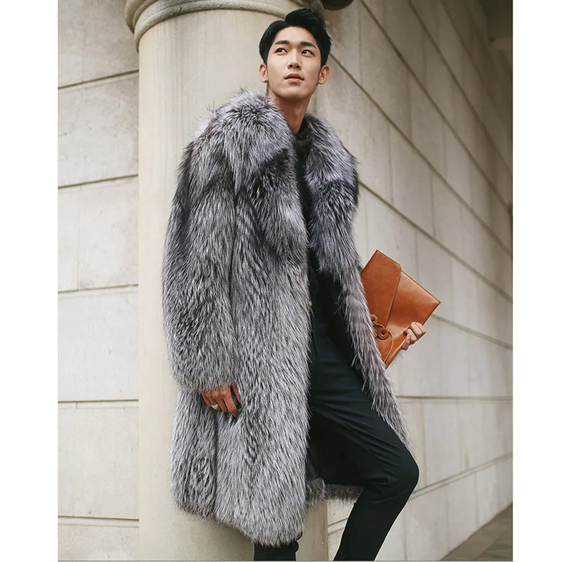 Special offer Faux Fur Jacket Faux Fox Fur Long Coat Fur All-in-one Men's Tops Europe and America
Special offer Faux Fur Jacket Faux Fox Fur Long Coat Fur All-in-one Men's Tops Europe and America
