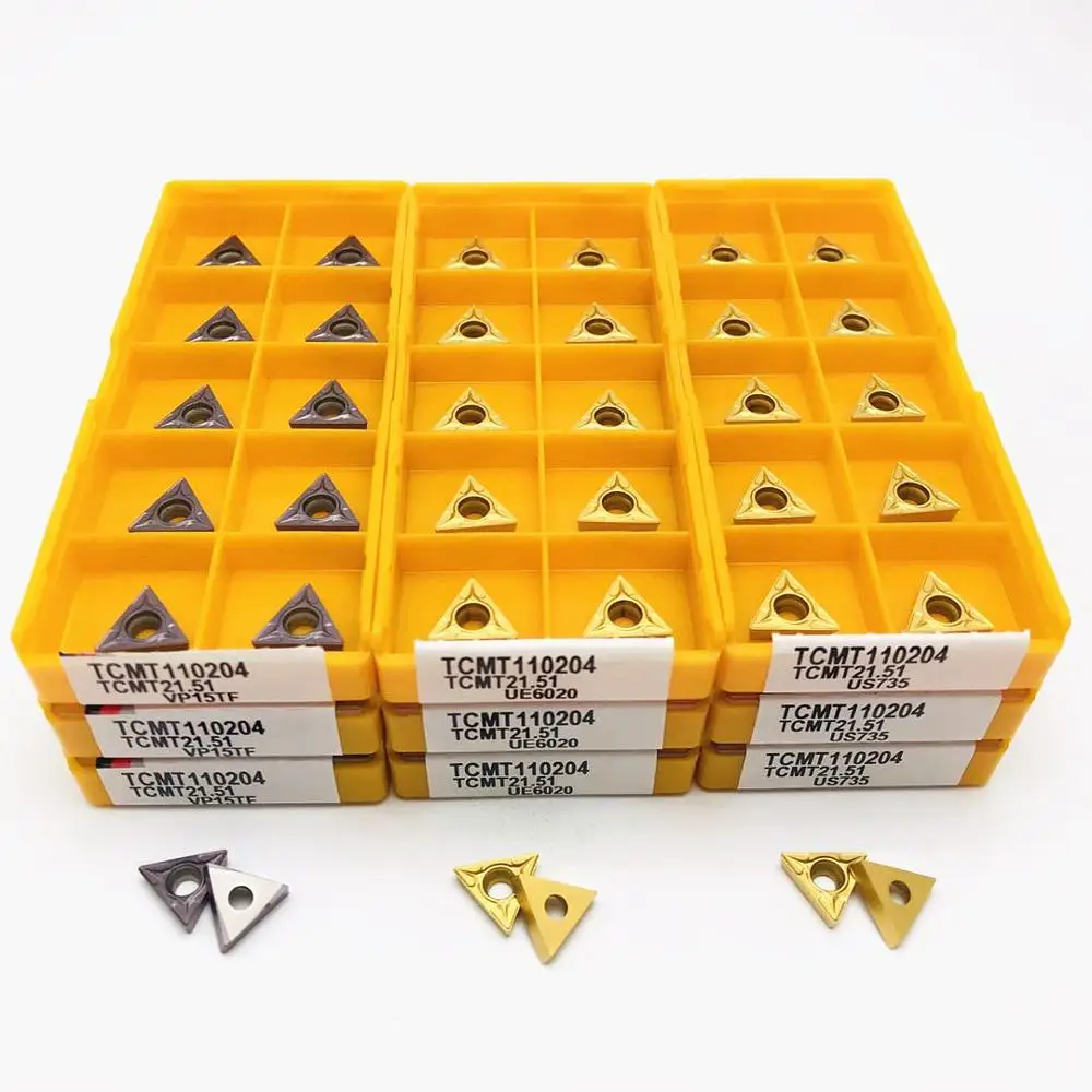 Carbide insert TCMT110204 VP15TF UE6020 US735 inner tool TCMT 110204 CNC lathe tool milling tool turning tool cutting tool
Carbide insert TCMT110204 VP15TF UE6020 US735 inner tool TCMT 110204 CNC lathe tool milling tool turning tool cutting tool
