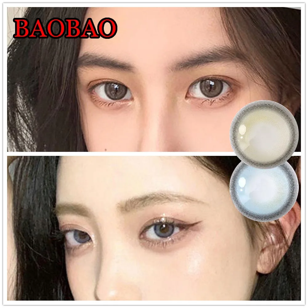 Cosmetic Contact Lens for Eye Color 1 Year Use Women Men Soft Eyewear with Prescription lentes de contacto BAOBAO
Cosmetic Contact Lens for Eye Color 1 Year Use Women Men Soft Eyewear with Prescription lentes de contacto BAOBAO