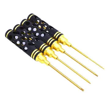 4Pcs Screwdrivers High Speed Steel Solid Utility Professional Durable Screwdrivers for Model Plane RC Plane Repairing
4Pcs Screwdrivers High Speed Steel Solid Utility Professional Durable Screwdrivers for Model Plane RC Plane Repairing