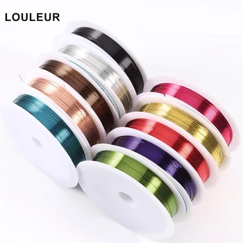 New Copper Wire DIY Craft Beading Wire Jewelry Making Cord String Accessories Bracelet&Necklace Making Jewelry 0.2/0.3/0.4/0.5mm
New Copper Wire DIY Craft Beading Wire Jewelry Making Cord String Accessories Bracelet&Necklace Making Jewelry 0.2/0.3/0.4/0.5mm
