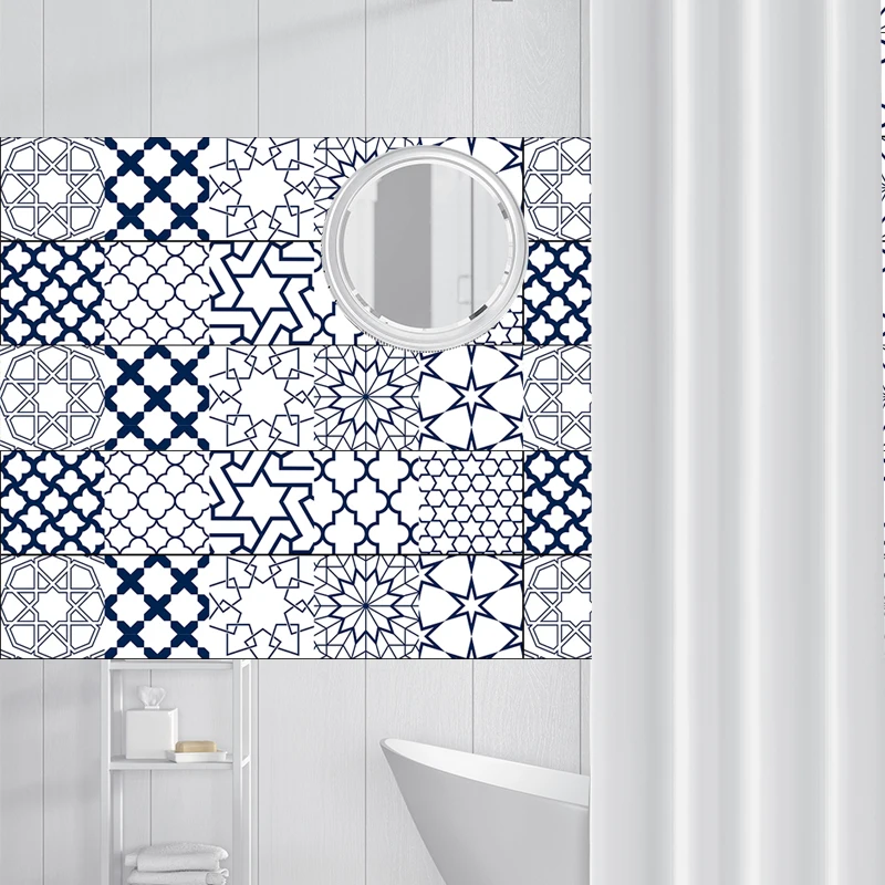 Geometric Mosaic Wall Tiles Stickers Waist Line Wall Sticker Kitchen Adhesive Bathroom Toilet PVC 20*100cm Wallpaper
Geometric Mosaic Wall Tiles Stickers Waist Line Wall Sticker Kitchen Adhesive Bathroom Toilet PVC 20*100cm Wallpaper