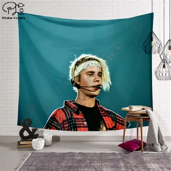 Justin Bieber pattern Funny cartoon Blanket Tapestry 3D Printed Tapestrying Rectangular Home Decor Wall Hanging style-3
Justin Bieber pattern Funny cartoon Blanket Tapestry 3D Printed Tapestrying Rectangular Home Decor Wall Hanging style-3