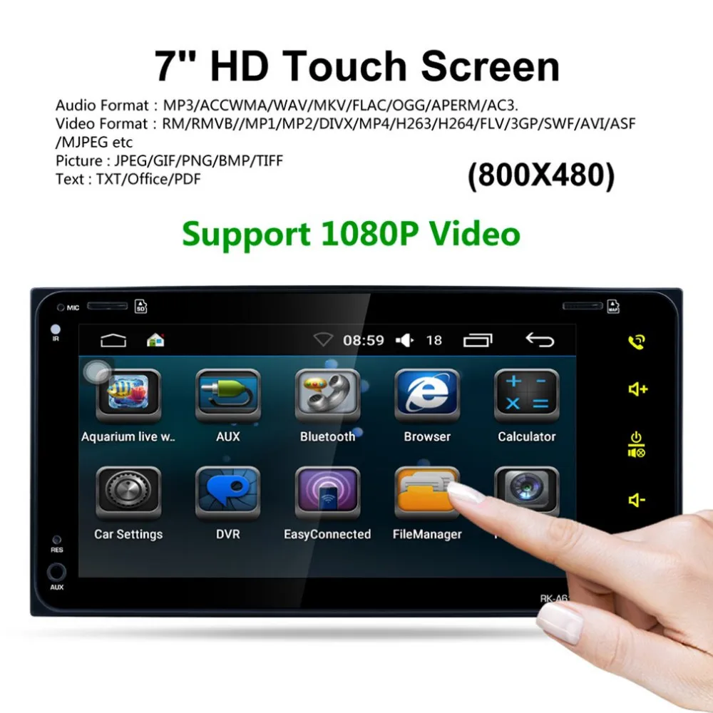 Dropship EU Map Dual Core 7" Touch Screen For Android 5.1 Bluetooth Player Car DVD Wifi Connect GPS Navigation FM/AM Radio Tuner
Dropship EU Map Dual Core 7" Touch Screen For Android 5.1 Bluetooth Player Car DVD Wifi Connect GPS Navigation FM/AM Radio Tuner