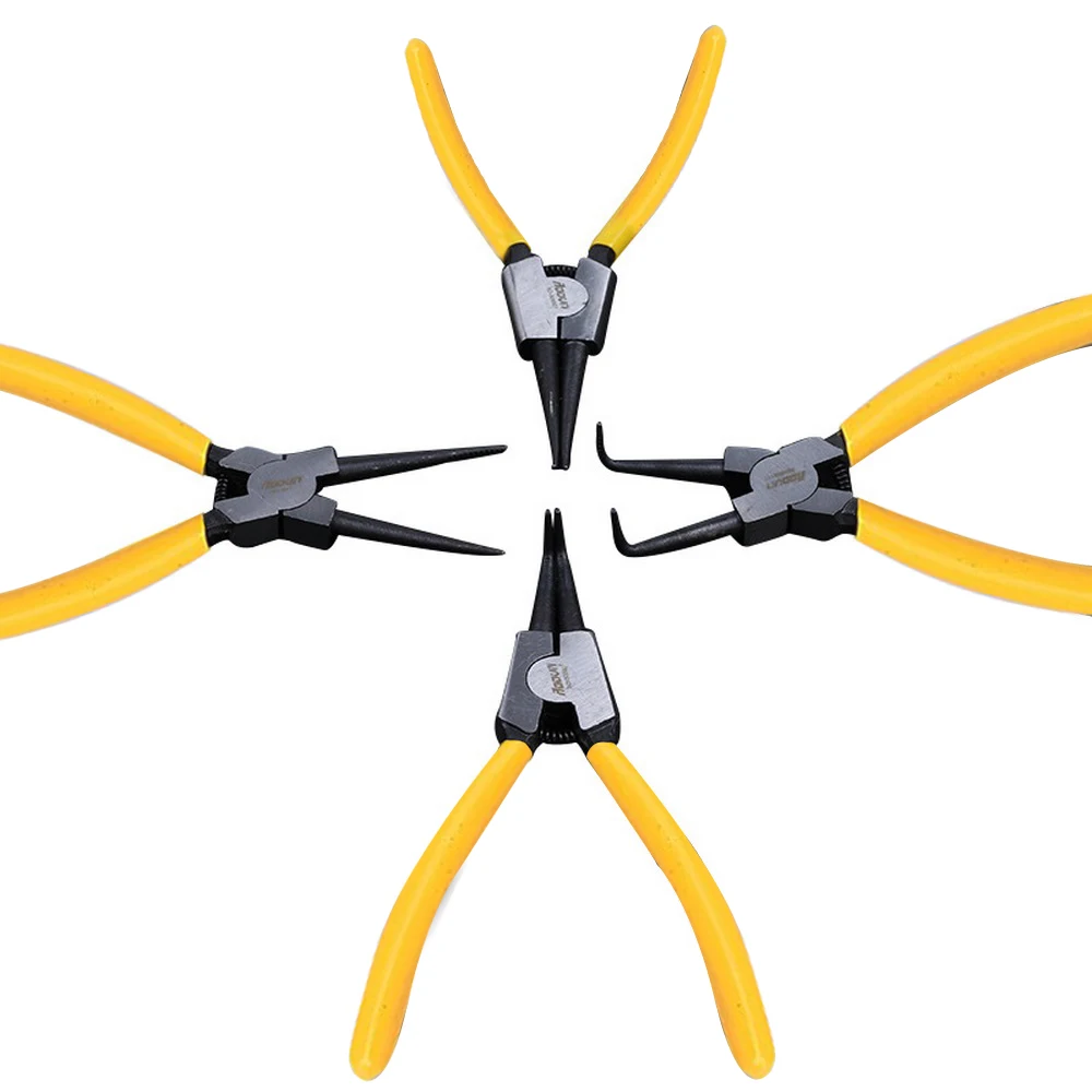 7 Inch Circlip Pliers Internal External Curved Straight Tip Circlip Snap Ring Plier Bike Remover Locking Portable Hand Tools
7 Inch Circlip Pliers Internal External Curved Straight Tip Circlip Snap Ring Plier Bike Remover Locking Portable Hand Tools