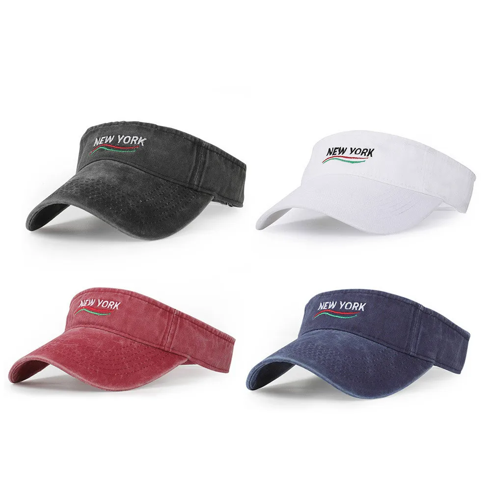 New Style Topless Hat Summer Hat Women's Simple Retro Washed Denim Topless Hat Retro Curved Brim Sunshade Sports Hat
New Style Topless Hat Summer Hat Women's Simple Retro Washed Denim Topless Hat Retro Curved Brim Sunshade Sports Hat