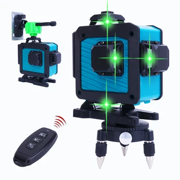 16 Green Lines 4D Laser Level Self-Leveling 360 Horizontal Vertical Measure Tool Wireless Remote Super Powerful Beam Laser Level
16 Green Lines 4D Laser Level Self-Leveling 360 Horizontal Vertical Measure Tool Wireless Remote Super Powerful Beam Laser Level