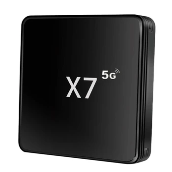 X7 TV Box Android 9.0 2GB RAM 16GB ROM Amlogic S905L2 Quad Core 2.4G/5G WiFi 4K HDMI Media Player Smart TV Box EU Plug
X7 TV Box Android 9.0 2GB RAM 16GB ROM Amlogic S905L2 Quad Core 2.4G/5G WiFi 4K HDMI Media Player Smart TV Box EU Plug