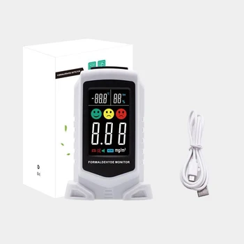 FY88 Digital Formaldehyde Detector Gas Analysis 3 Inch Color Screen HCHO TVOC C6H6 Temperature Humidity Air Monitor JDH99
FY88 Digital Formaldehyde Detector Gas Analysis 3 Inch Color Screen HCHO TVOC C6H6 Temperature Humidity Air Monitor JDH99