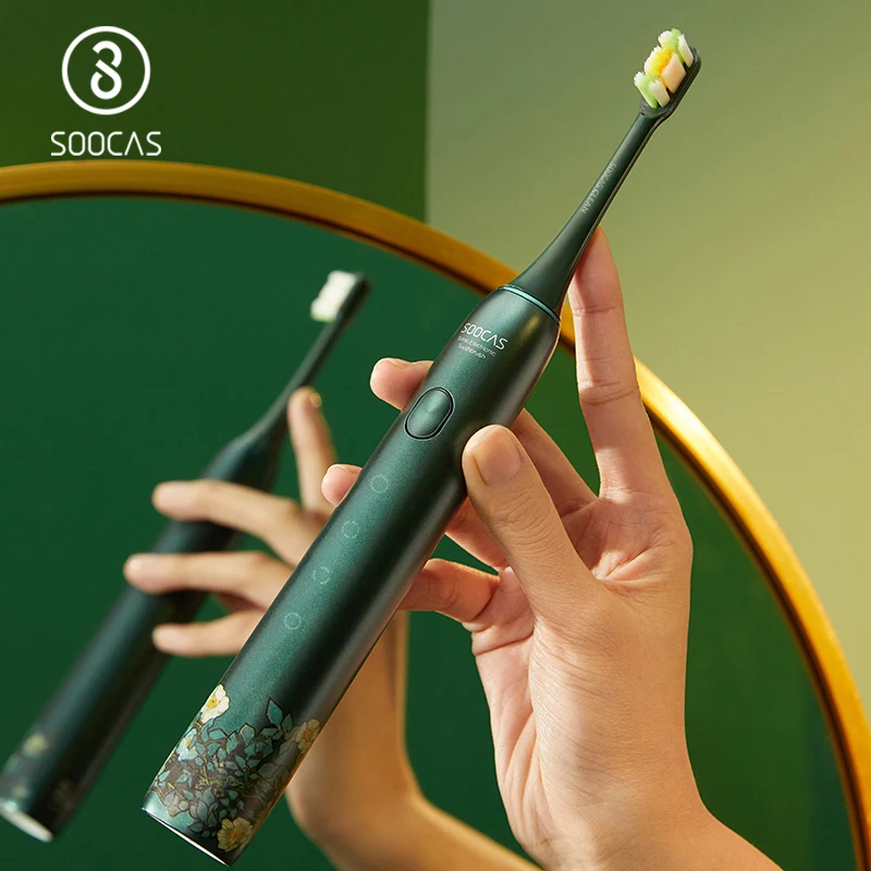 SOOCAS Van Gogh Customized X3U Sonic Electric Toothbrush Automatic Ultrasonic ToothBrush Rechargeable IPX7 Waterproof Toothbrush
SOOCAS Van Gogh Customized X3U Sonic Electric Toothbrush Automatic Ultrasonic ToothBrush Rechargeable IPX7 Waterproof Toothbrush