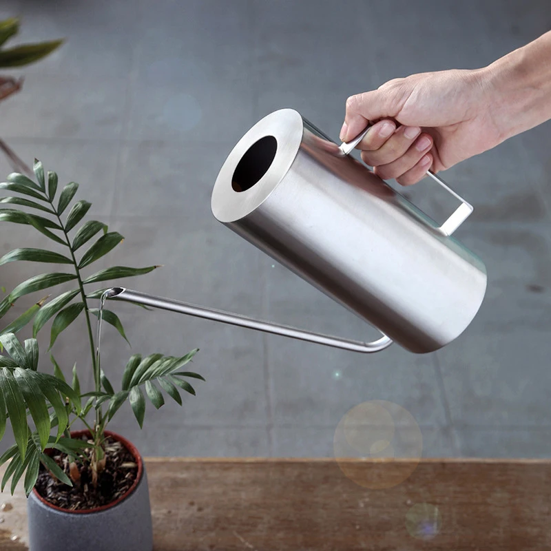 Stainless Steel Watering Pot, Gardening Potted Small Watering Can, Use Handle Perfect for Watering Flower Plants Shower, 1.5L
Stainless Steel Watering Pot, Gardening Potted Small Watering Can, Use Handle Perfect for Watering Flower Plants Shower, 1.5L