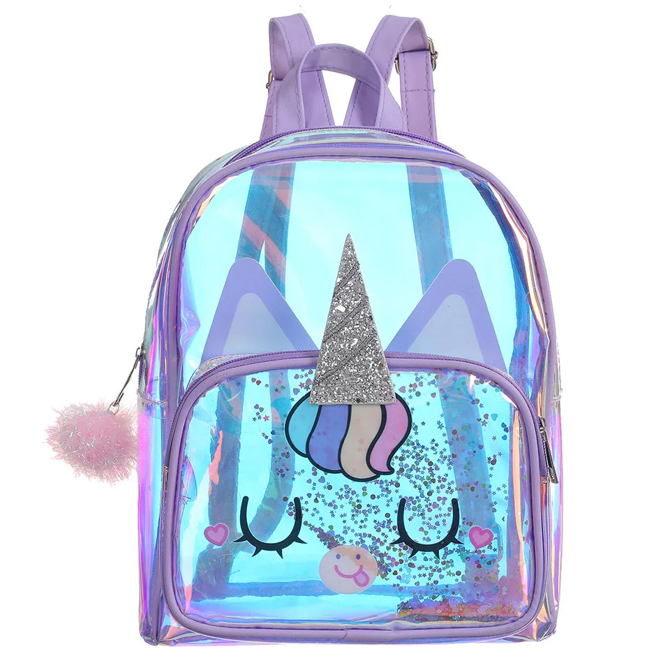 2021 New Unicorn Transparent Backpack Cartoon Tpu Children's Laser Colorful Backpacks Girls Spring Outing School Bag Kids Bags 2021 New Unicorn Transparent Backpack Cartoon Tpu Children's Laser Colorful Backpacks Girls Spring Outing School Bag Kids Bags