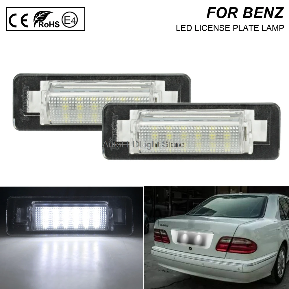 A Pair LED Number License Plate Lights Number Plate Holder Lamp No Error For Benz W210 W202 4D Sedan Facelift 97-
A Pair LED Number License Plate Lights Number Plate Holder Lamp No Error For Benz W210 W202 4D Sedan Facelift 97-