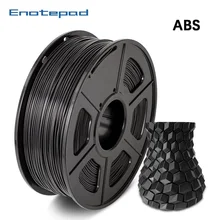 Enotepad ABS Filament 1.75mm 3D Printing abs filaments Low Odor Dimensional Accuracy +/-0.02mm 2.2LBS(1KG) with vacuum package
Enotepad ABS Filament 1.75mm 3D Printing abs filaments Low Odor Dimensional Accuracy +/-0.02mm 2.2LBS(1KG) with vacuum package