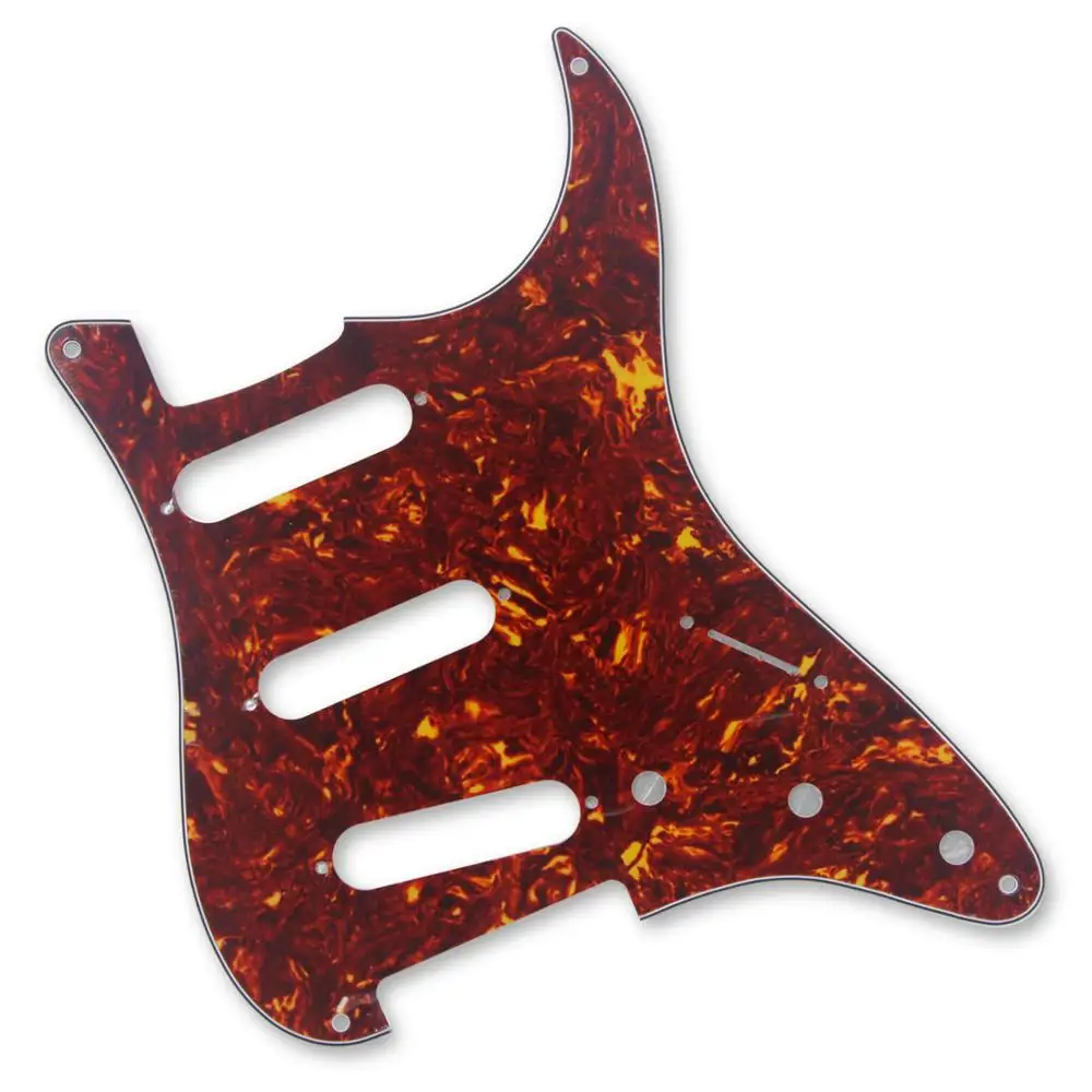 NEW Red Tortoise 4 Hole Electric Guitar Pickguard SSS & Transparent Template for FD All Guitar Parts
NEW Red Tortoise 4 Hole Electric Guitar Pickguard SSS & Transparent Template for FD All Guitar Parts