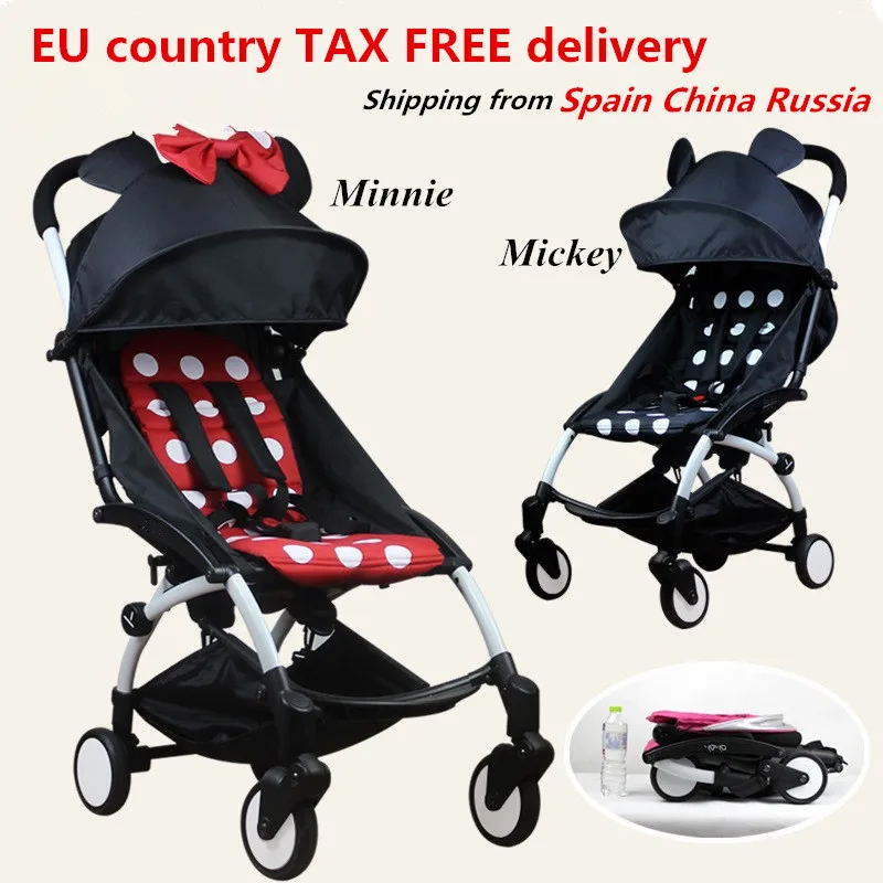 

yoya Baby Stroller Trolley Car trolley Folding Baby Carriage 2 in 1 Buggy Lightweight Pram Europe Stroller Original Plane