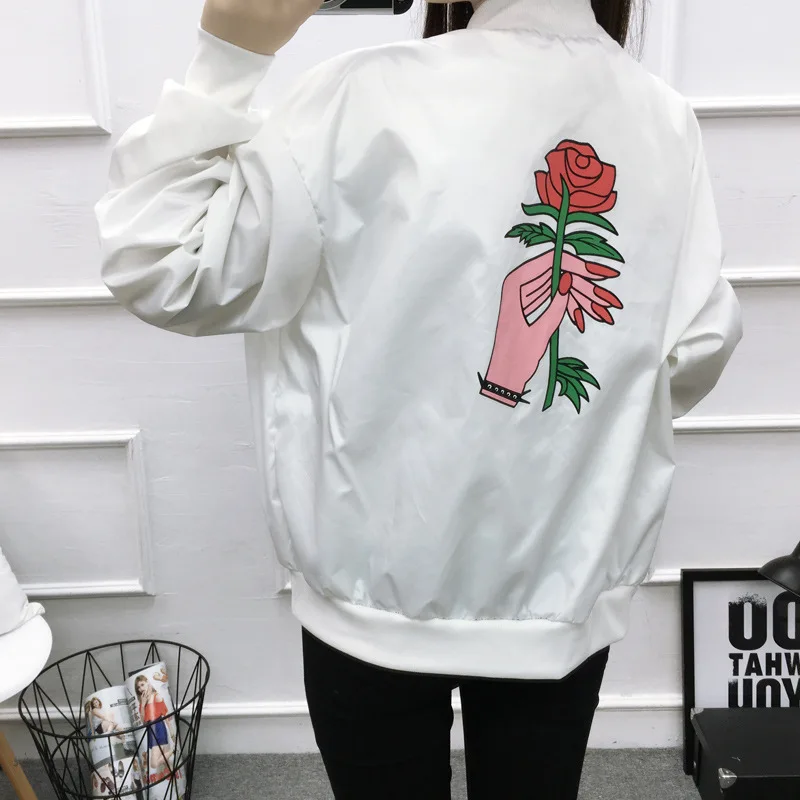 Photo Shoot Spring And Autumn Korean-style Harajuku-Style Flower Embroidered Baseball Uniform COUPLE'S BF Loose-Fit Long-sleeved
Photo Shoot Spring And Autumn Korean-style Harajuku-Style Flower Embroidered Baseball Uniform COUPLE'S BF Loose-Fit Long-sleeved