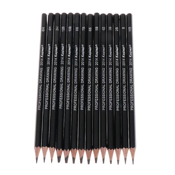 14Pcs Sketch Art Drawing Graphite Pencil 12B 10B 8B 7B 6B 5B 4B 3B 2B 1B 2H HB Drop Shipping
14Pcs Sketch Art Drawing Graphite Pencil 12B 10B 8B 7B 6B 5B 4B 3B 2B 1B 2H HB Drop Shipping