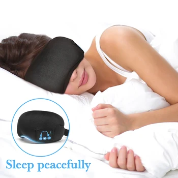 Eye Protection Headphone Soft Wireless Bluetooth Stereo Earphone Eye Mask for Travel and Sleep Improving Sleep Music Headset new
Eye Protection Headphone Soft Wireless Bluetooth Stereo Earphone Eye Mask for Travel and Sleep Improving Sleep Music Headset new