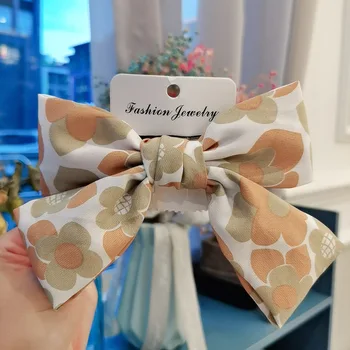 New Style Korean-style Decorative Pattern Fabric Bow Barrettes GIRL'S Headband Vintage Head Clip INS Online Celebrity Clip Femal
New Style Korean-style Decorative Pattern Fabric Bow Barrettes GIRL'S Headband Vintage Head Clip INS Online Celebrity Clip Femal