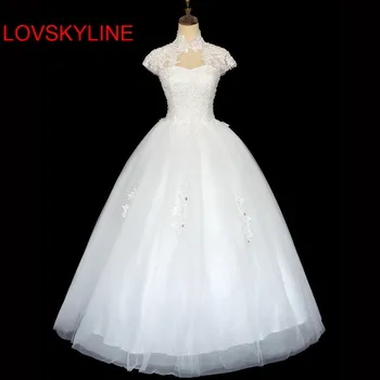 Pure white Ivory 2020 double-shoulder Lace and Beads slim slit neckline strap back Customers sizes married bride Wedding Dresses
Pure white Ivory 2020 double-shoulder Lace and Beads slim slit neckline strap back Customers sizes married bride Wedding Dresses