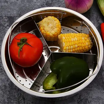 3pcs/set Stainless Steel Egg Steamer Basket Rack Divider Instant Pot Non-stick Pressure Cooker Accessories D5BD
3pcs/set Stainless Steel Egg Steamer Basket Rack Divider Instant Pot Non-stick Pressure Cooker Accessories D5BD