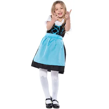 Children Girl Blue Dress Halloween Cosplay Costumes Beer Festival Club Carnival Party Outfit Stage Uniform Bar Working Suits
Children Girl Blue Dress Halloween Cosplay Costumes Beer Festival Club Carnival Party Outfit Stage Uniform Bar Working Suits