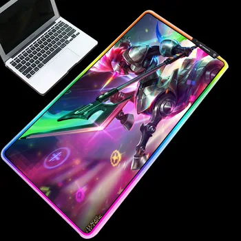 Yuzuoan League of Legends video game rainbow Hekarim pattern RGB mouse pad LED edge glow cool game non-slip keyboard table mat
Yuzuoan League of Legends video game rainbow Hekarim pattern RGB mouse pad LED edge glow cool game non-slip keyboard table mat