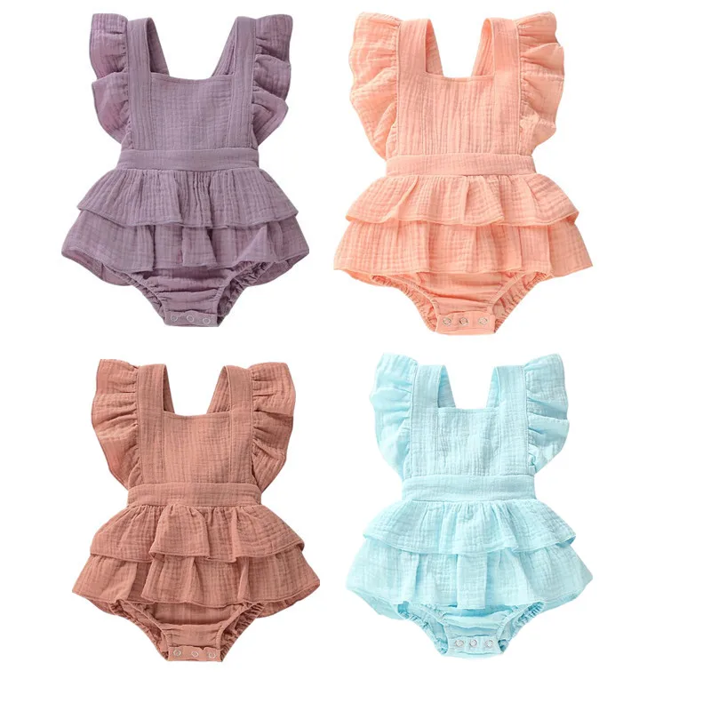 Baby Bodysuit 2019 Newborn Baby Girl Clothes Ruffle Cotton Solid Sleeveless Bodysuit Jumpsuit Outfit Set
Baby Bodysuit 2019 Newborn Baby Girl Clothes Ruffle Cotton Solid Sleeveless Bodysuit Jumpsuit Outfit Set