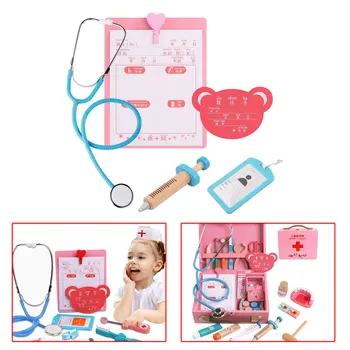 1*set Children Pretend Play Doctor Toys Kids Wooden Medical Kit Simulation Medicine Chest Set for Kids Interest Development Kits
1*set Children Pretend Play Doctor Toys Kids Wooden Medical Kit Simulation Medicine Chest Set for Kids Interest Development Kits