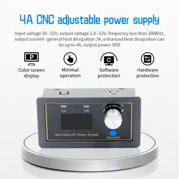 Programmable CNC Buck-boost DC Adjustable Regulated Power Supply Module Automatic Boost Converter Voltmeter Ammeter
Programmable CNC Buck-boost DC Adjustable Regulated Power Supply Module Automatic Boost Converter Voltmeter Ammeter