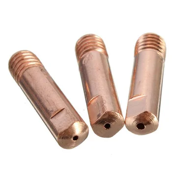 50pcs Contact Tip MB-15AK 0.6/0.8/1.0/1.2mm M6x25 MIG/MAG Welding Torch Gas