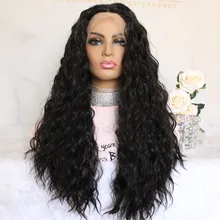 Lace Front Wigs Natural Wave Synthetic Middle Part Gluless Lace Wig Black Color Daily Use
Lace Front Wigs Natural Wave Synthetic Middle Part Gluless Lace Wig Black Color Daily Use