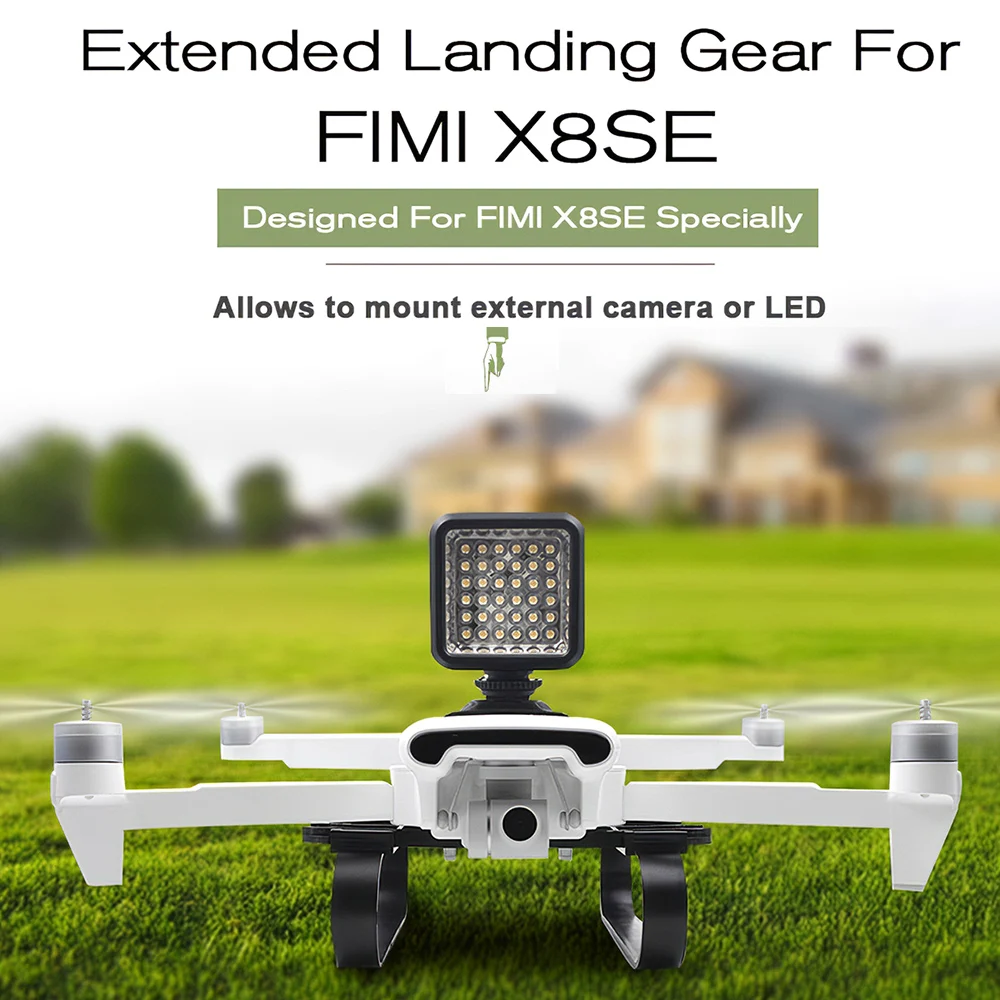 STARTRC Extended Landing Gear Set Allow to Mount External Camera LED Light RC Parts for FIMI X8SE RC Drone Quadcopter
STARTRC Extended Landing Gear Set Allow to Mount External Camera LED Light RC Parts for FIMI X8SE RC Drone Quadcopter