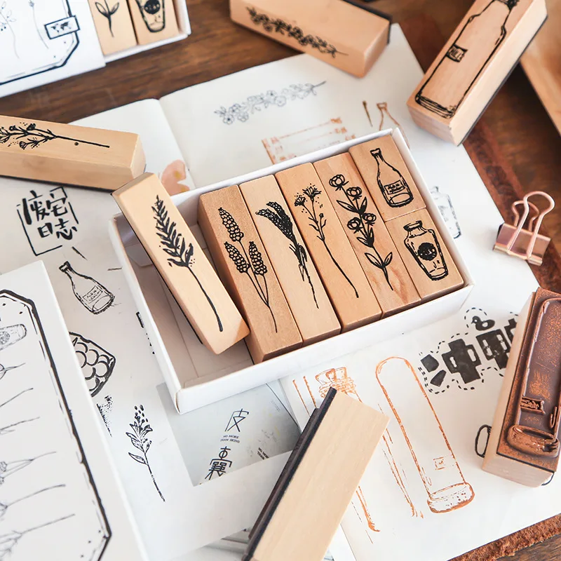 Natural Series of Retro Plants Planner Stamp DIY Wooden Rubber Stamps for Scrapbooking Stationery Scrapbooking Standard Stamp
Natural Series of Retro Plants Planner Stamp DIY Wooden Rubber Stamps for Scrapbooking Stationery Scrapbooking Standard Stamp